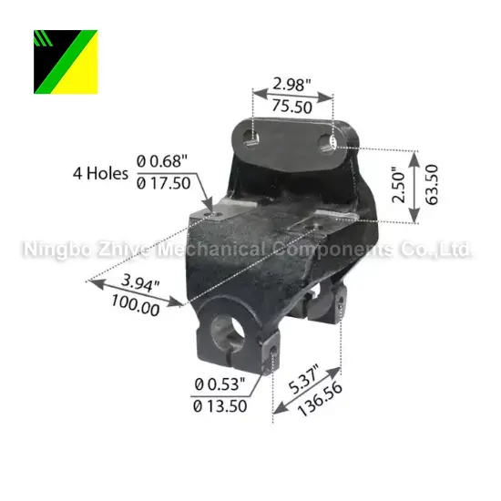 Передняя вешалка для литья по выплавляемым моделям из ковкого чугуна из пенопласта